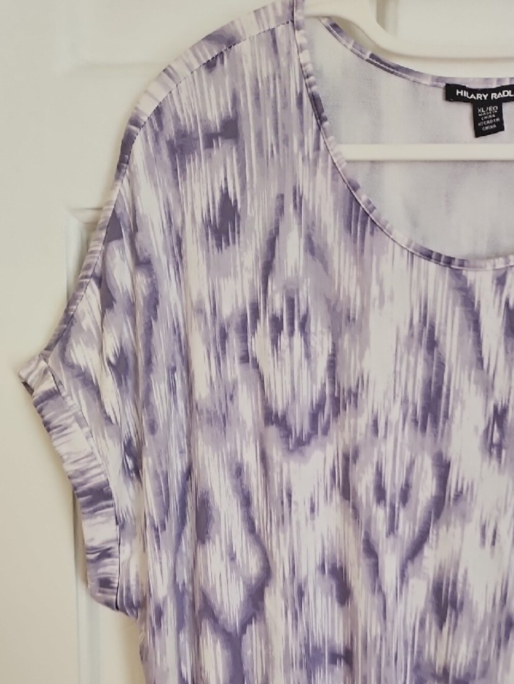 Hilary Radley Light Purple Patterned Dress - Picture 3 of 10